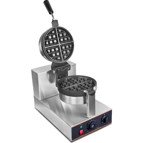Rotating waffle maker coffee shop scones tea tea lattice cake electric flip waffle machine