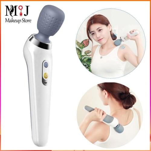 Charging Massager Electric Wireless Neck Roll Massage Device Multifunctional Acupoint Vibration Massager for Neck Waist Shoulder