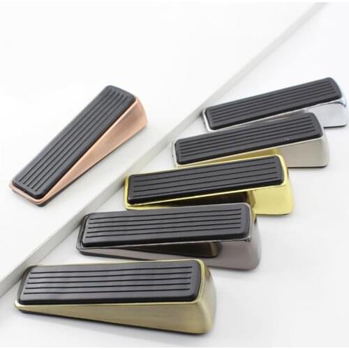 1Pcs Zinc Alloy Door Stopper Door Fixer Household Windproof Door Stopper For Hotel Door Seam Buffer Door Stopper Artifact