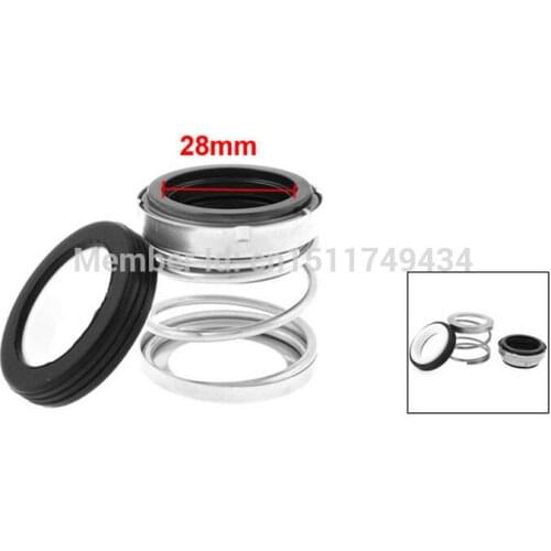 28mm Inner Dia Rubber Bellows Water Pump Mechanical Seal 2pcs