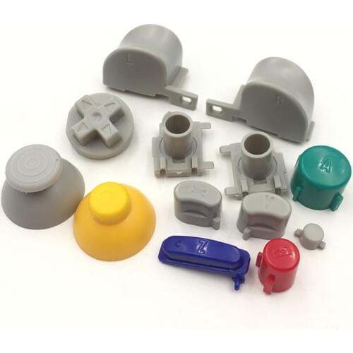 30sets Trigger Buttons L R D-pad Mod Kit Set for Nintendo NGC GameCube Controller Thumbstick Button