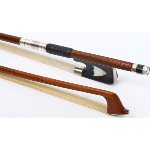4/4 Violin Bow Brazil wood Solid wood Straight Advance Model Pernambuco Performance Violin parts accessories