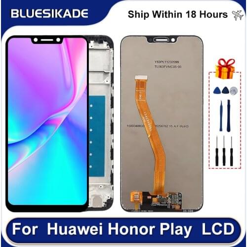 6.3" For Huawei Honor Play LCD Display COR-L29 Touch Screen Digitizer For Honor COR-L09 COR-AL10 COR-TL10 Replacement Parts