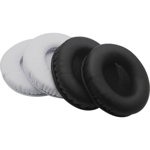 Headphone Ear Cushions for General Headset Soft PU Leather 75mm Earpads