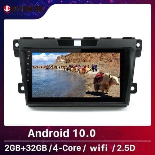 JOYINCAR Car GPS Navigation Multimedia Player For Mazda CX7 CX-7 CX 7 ER 2008-2015 2.5D WIFI BT FM SCW FM Android 10.0