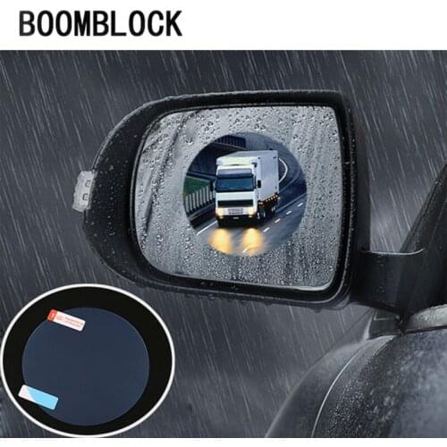 BOOMBLOCK For Saab Chevrolet Cruze VW Passat B5 B6 B7 Toyota Corolla RAV4 Car Rearview Mirror Water-repellent Film Rainproof