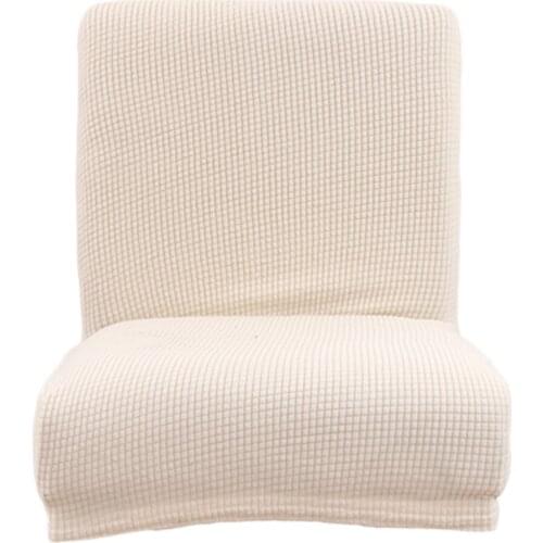 Elastic Low-back Dining Chair Seat Cover Bar Pub Height Stool Slipcovers