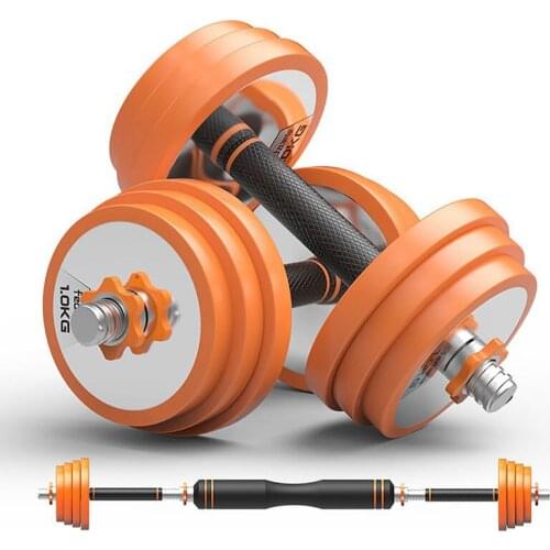 Exquisite Gift Boxed Multifunctional Weightlifting Barbell Dumbbells Pure Steel High Quality Indoor Fitness Dumbbells