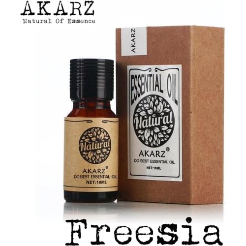 AKARZ Freesia Oil for Diffuser Solubility Handmade DIY Soap Scents Candle Scents Superior Quality Perfume Oil