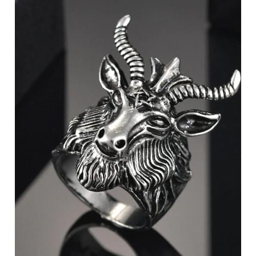 MEMOLISSA Punk Rings For Men