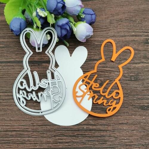 The Easter Bunny craft Metal Cutting Dies Stencils For DIY Scrapbooking Decorative Embossing Handcraft Die Cutting Template
