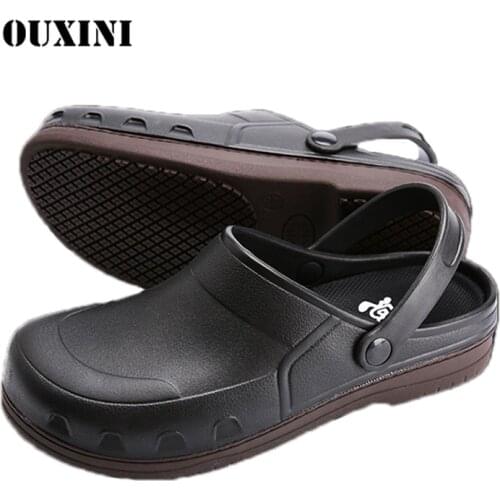 Mens Chef Shoes Non-Slip Catering Cook Working Shoes Hotel waiter shoes Hospital Doctor Nurse Medical Shoes chef kitchen shoes