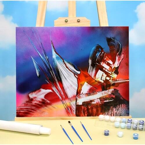 Abstract Bioakt Painting By Numbers Package Oil Paints 40*50 Picture By Numbers Photo Home Decor For Handiwork
