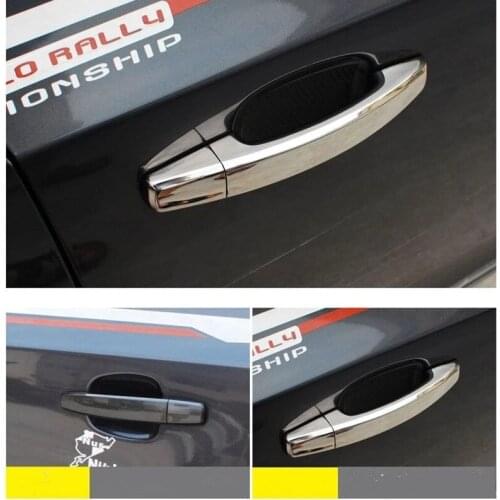 For 2007 2008 2009 2010 Chevrolet Aveo LS LI Sedan T250 ABS Carbon Fiber Car Door Handle Cover Trim Sticker Styling Accessories