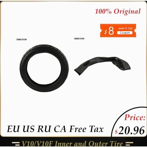 Original A Set of Tire Inner and Outer Tire 16 Inch Rubber Tire For INMOTION V10/V10F Unicycle Self Balance Skateboard Scooter