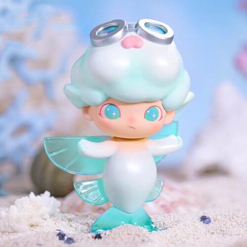 POPMART Blind Box Toys DIMOO Aquarium Cute Anime Action Figure Random Surprise PVC Model Figurine Gift Birthday 12Pcs/Set
