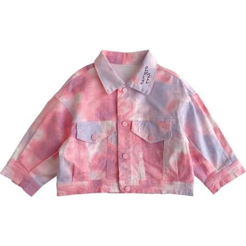 Christmas Girl Jacket Baby 2020 Autumn And Winter Clothes New Baby Children Western Thin Denim Jacket Rendering Coat For Girls