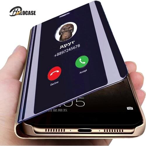 Smart Mirror Flip Case For Huawei Mate 30 20 P40 P20 P30 Honor 9X 10 Lite Pro P Smart 2019 Phone Cases Cover Capa Coque