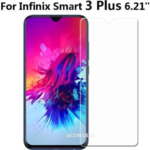 3 Plus Tempered Glass For Infinix Smart 3 Plus Screen Protector Mobile Telephone Glass Infinix Smart 3 Plus Smartphone 6.21 inch