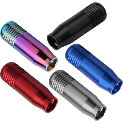 5 Colors Universal Car Manual Transmission Gear Stick Shift Knob Shifter Lever Black/ Blue/ Silver/ Red/ Colorful Aluminum Alloy