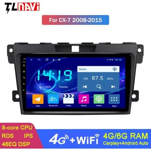 IPS DSP CARPLAY 4G+64G For Mazda CX7 CX-7 CX 7 ER 2009-2012 Car Radio Multimedia Video Player Navigation GPS Android 9
