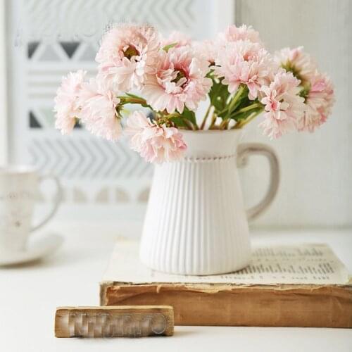 White Vase Modern Plant Porcelain Indoor Vase Geometric Desk Floor Minimalist Decor Office Accessories Jarrones Vases BG50VS