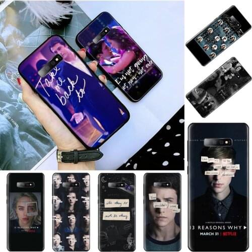 Suspense TV series 13 reasons why Phone Case For Samsung galaxy S 7 8 9 10 20 edge A 6 10 20 30 50 51 70 note 10 plus