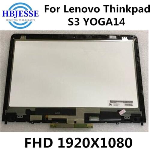 14.0''Laptop LED LCD Touch Screen Digitizer Assembly For Lenovo Thinkpad S3 Yoga 14 FHD 1920X1080