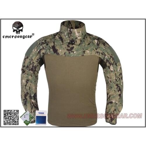 Emersongear Combat Assault Shrit Tactical Military bdu Shirt AOR2 Wolf Grey EM9316