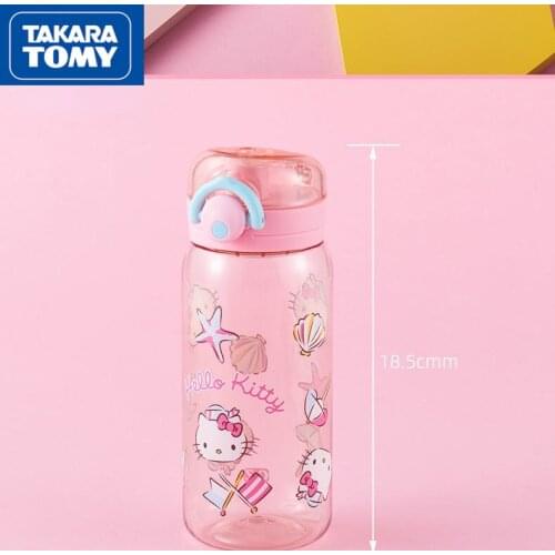Hello Kitty Simple Drop-resistant Large-capacity Childrens Cup with Tea Cute Cartoon Portable Plastic Cup