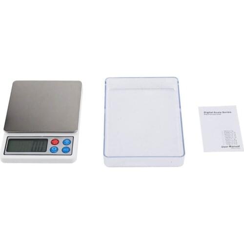 Mini Exquisite 2KG/0.1g Scales Eco-friendly Practical Portable Electronic Mini Digital Scales Durable for Medicine Jewelries