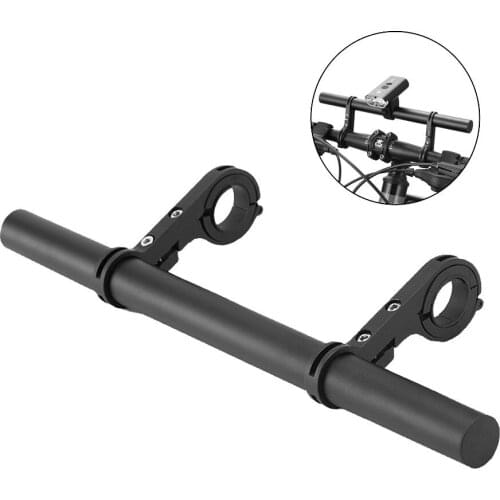 Bicycle Handlebar Extended Bracket 30CM Aluminum Alloy MTB Bike HandleBar Lamp Bracket Cycling Holder Extender Mount Parts