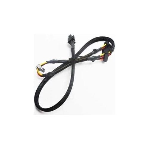 Modular PSU 6pin to 3-port SATA power cable 18AWG wire 80cm for Antec NP TP ECO series