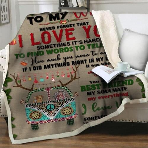 Express Love 3D soft flannel Plush Blanket Bedspread for Kids Girls Sherpa Blanket Couch Quilt Cover Travel Gift fluffy blanket