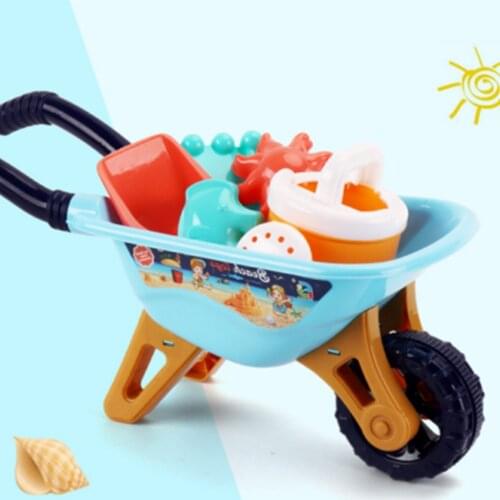 6PCS/ Set Beach Toy Sand Tool Kits Children Kids Playing Sand Sandpit Toy Summer Outdoor Seaside Beach Sand Toy Set For Boy Girl
