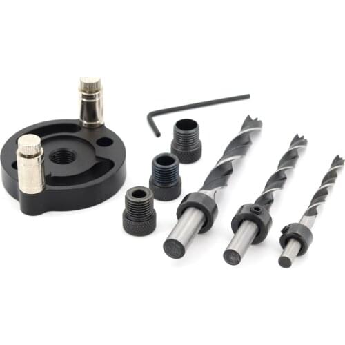 Woodworking Pocket Hole Jig 6/8/10mm Self-centering Vertical Doweling Jig Drill Guide For Locator Hole Puncher Carpentry Tools