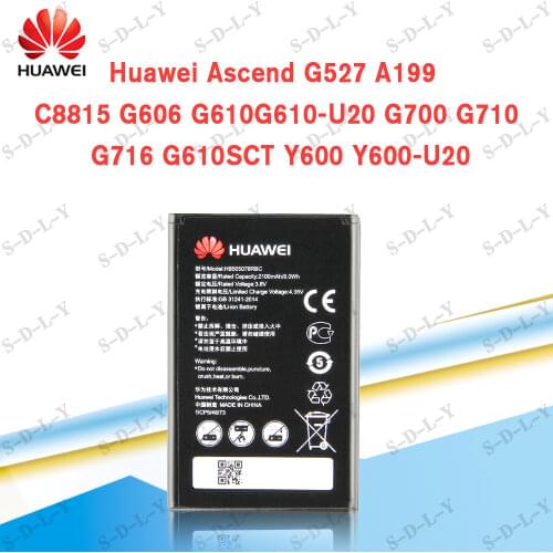 100% Orginal Hua Wei Phone Battery For Huawei Y3 ii Y3II-U22 G606 G610 G610S G700 G710 G716 A199 C8815 Y610 HB505076RBC