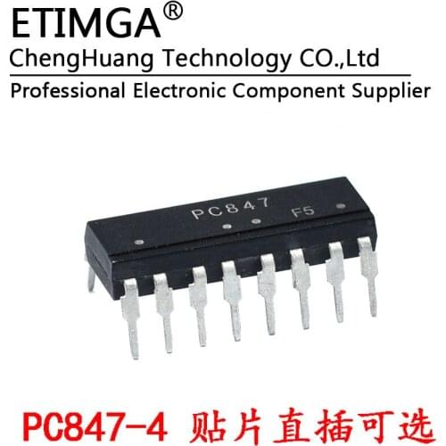 Original PC847 PC817-4 Optocoupler DIP16
