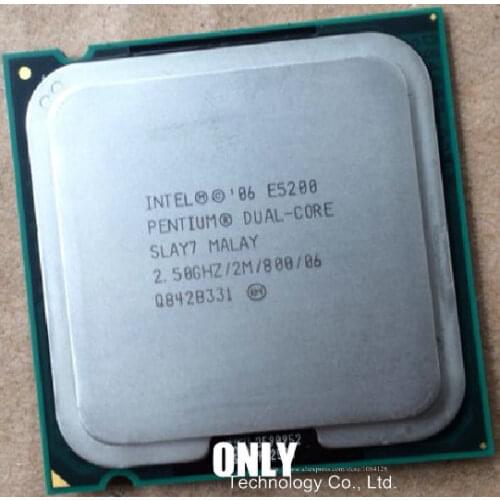 Intel Pentium Processor E5200 Dual-Core CPU LGA 775 100% working properly Desktop Processor