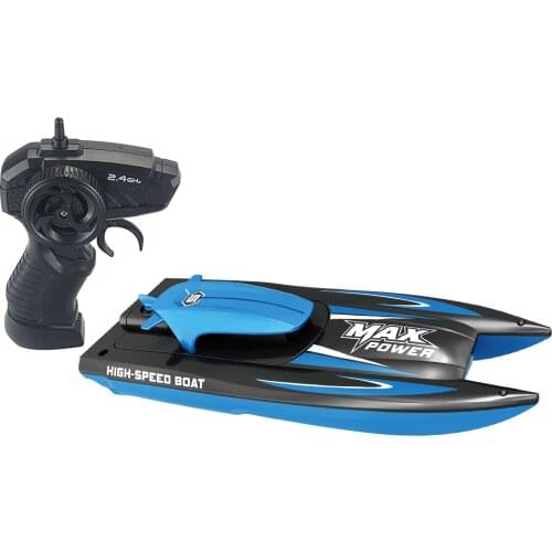 2.4 HZ RC Boat Toy High Speed Racing Rechargeable Batteries For Children Boat Colors Control Remote Kids Gifts