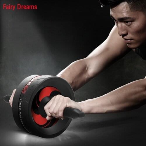 Ab Roller & Jump Rope Abdominal Wheel Roller Abdomen Muscle Exerciser Workout Fitness Indoor Home Gym Equipment Family Movement
