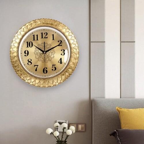 Luxury Metal Creative Living Room Wall WatchLuxury Large Gold Wall Clock Modern Design Large Creative Wall Clock Home Decor