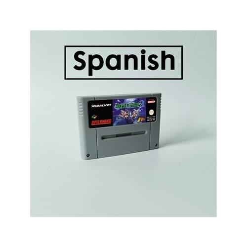 Secret of Mana 2 - RPG Game Card EUR Version English Language Battery Save