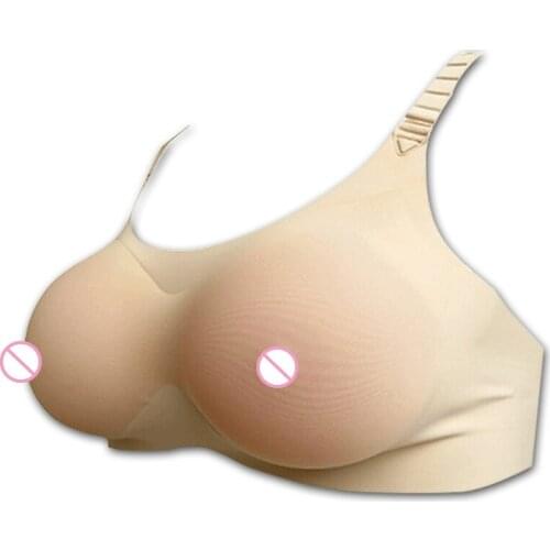 Silicone Fake Breasts Crossdresser Silicone Breast Form Chest Prosthesis Fake Boobs for Male Female Bra with Silicone Breat Form