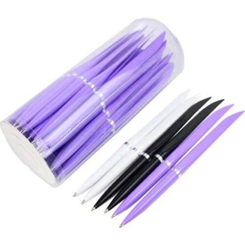 Flat Knife Pen Express Unpacking Pen Blue Ballpoint Pen Office Accessories Cute School Supplies Creative Novelty Stationery