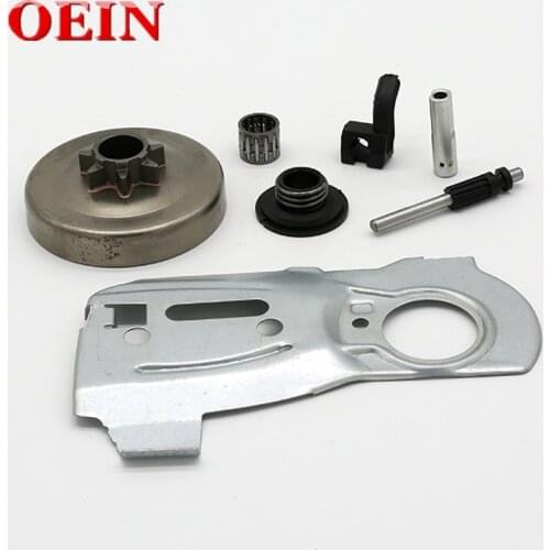 325" 7T Clutch Drum Oil Pump Piston Plate Worm Gear Kit For Husqvarna 340 345 Chainsaw Replacement Parts 503875701 578097901
