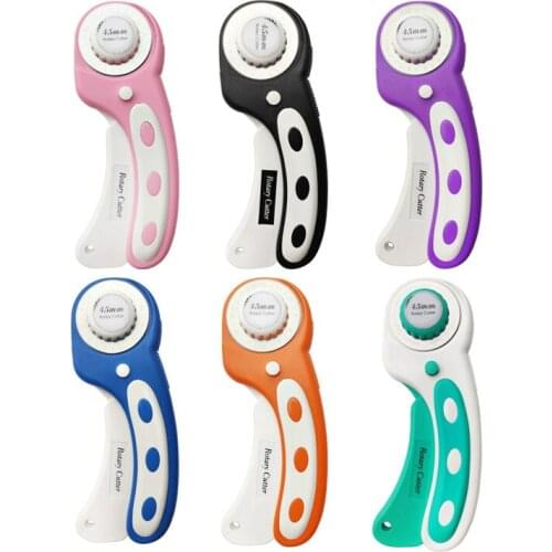 45 MM Rotary Cutter Knife Retractable Blades for Craft Paper Leather Fabric