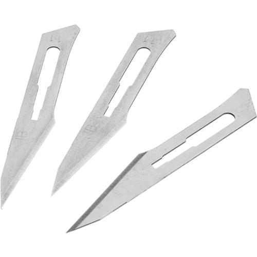 50pcs Surgical Cutter 11# Blade Carving Blade Utility Cutter Blade
