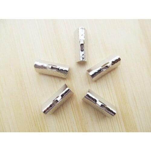 500pcs 8mmx16mm Antique Silver tone/Antique Bronze Messenger Buckle,Leather Fastener Clasp Ends Connector Charm/Finding