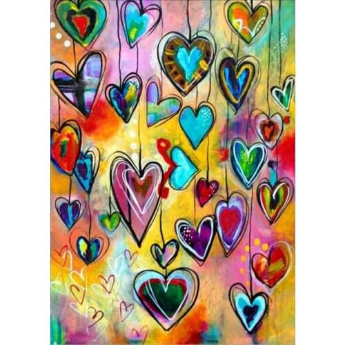 Diy Diamond Painting Modern Creative Niche Three-Dimensional Stickers Beautiful Natural Scenery Personalized Hanging Paintings